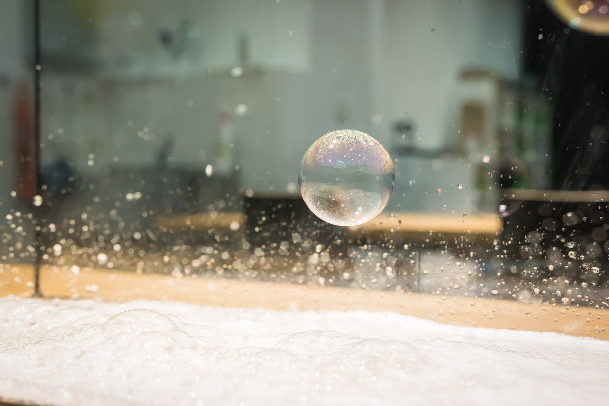 Bublina v akvárku