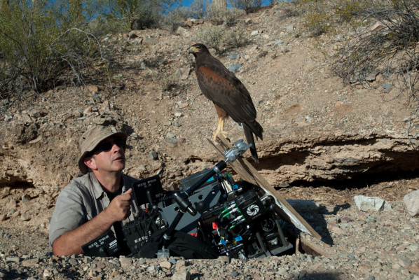 Natáčení 3D filmu v poušti